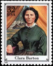 US Scott # 2975c, Clara Barton : Civil War, 1995 32¢ Stamp, MNH