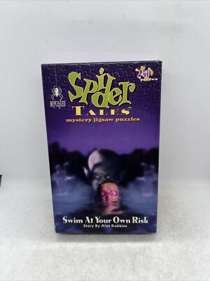 Be Puzzled Spider Tales Swim At Your Own Risk Alan Robbins Mystery Jigsaw NEW
