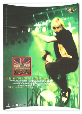 Postcard 4x6 Advertisement Dr Martens Capitol Records CD Sampler Offer Free