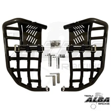 Raptor 700  Nerf Bars  Pro Peg  Heel Gaurds  Alba Racing  Blk Blk 197 T7 BB