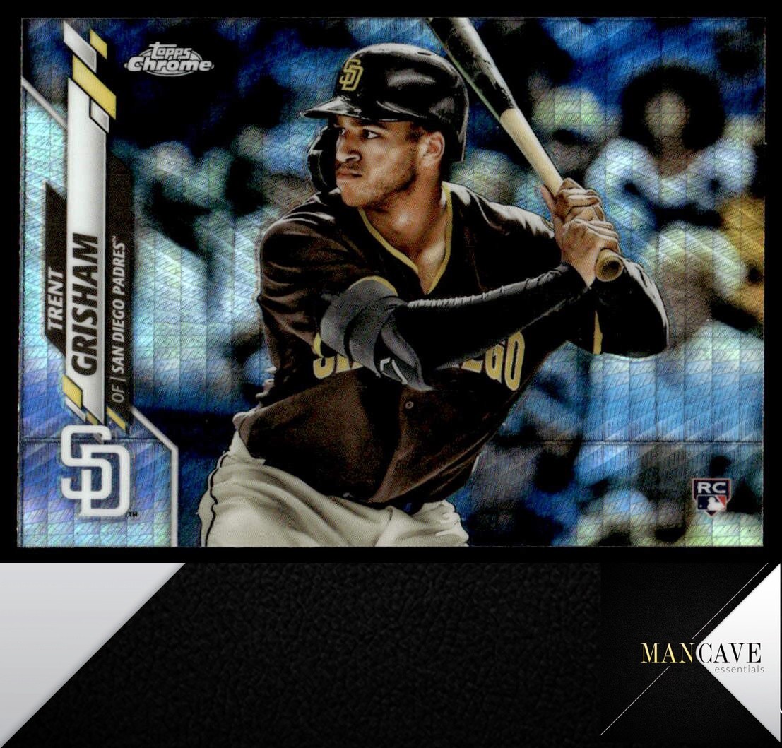 2020 Topps Chrome #101 Trent Grisham Rookie Prism Refractor San Diego Padres