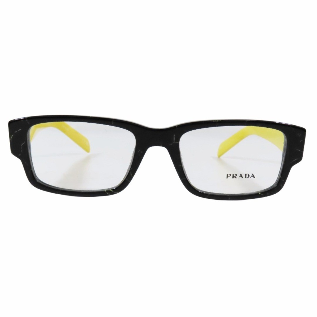 Prada Square Plastic Frame Eyewear 53 19 140 Yellow Demo Lens