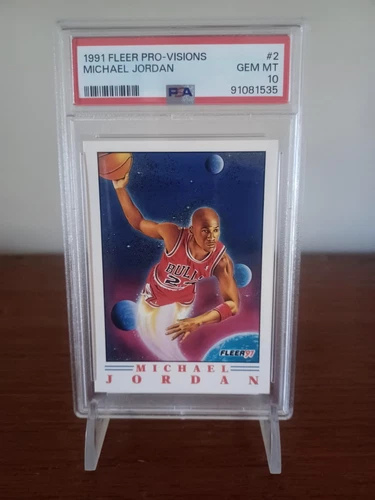 1991 Fleer Pro-Visions Michael Jordan Card #2 Graded PSA 10 Gem Mint