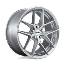 18x8.5 Rotiform R133 FLG GLOSS SILVER Wheel 5x112 (45mm)
