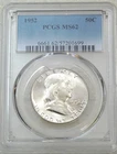 1952 P Franklin Half Dollar PCGS MS62 98% FBL Just Graded New Holder #F228B