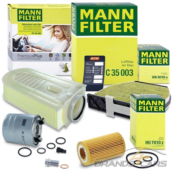 Mann Inspektionspaket FÜR Mercedes C E-KLASSE W204 Clk W212 Glk 200 - 250 Cdi-image