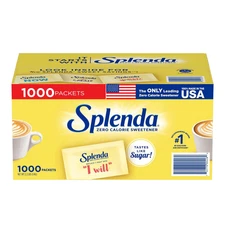 Splenda Zero Calorie Sweetener Packets, 1,000 ct. FREE SHIPPING