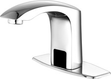 Touchless Bathroom Sink Faucet, Automatic Sensor, Brass, Chrome Plated