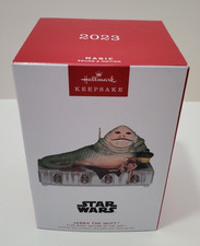 Hallmark Keepsake 2023 Star Wars Jabba The Hutt Sound and Motion Ornament NIB