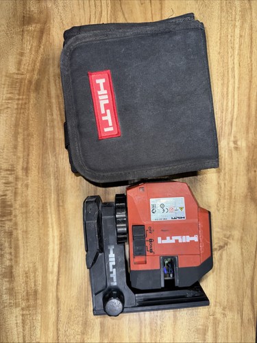 Hilti PM 20-CG Tested & Calibrated Green Laser Level w/ Bracket & Soft Case