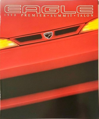 1990 EAGLE PREMIER SUMMIT TALON 12 PAGE DEALER  SALES BROCHURE BY  CHRYSLER