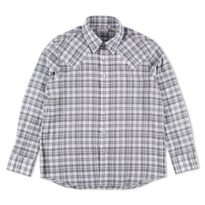 CARTER YOUNG Mens Western Business Shirt Button-Up Blue Long Sleeve XL RRP 245
