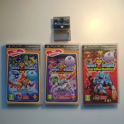 Sony PSP 300 E Camera Go cam Official Playstation Invizimals Ful game collection - Image 1 of 4
