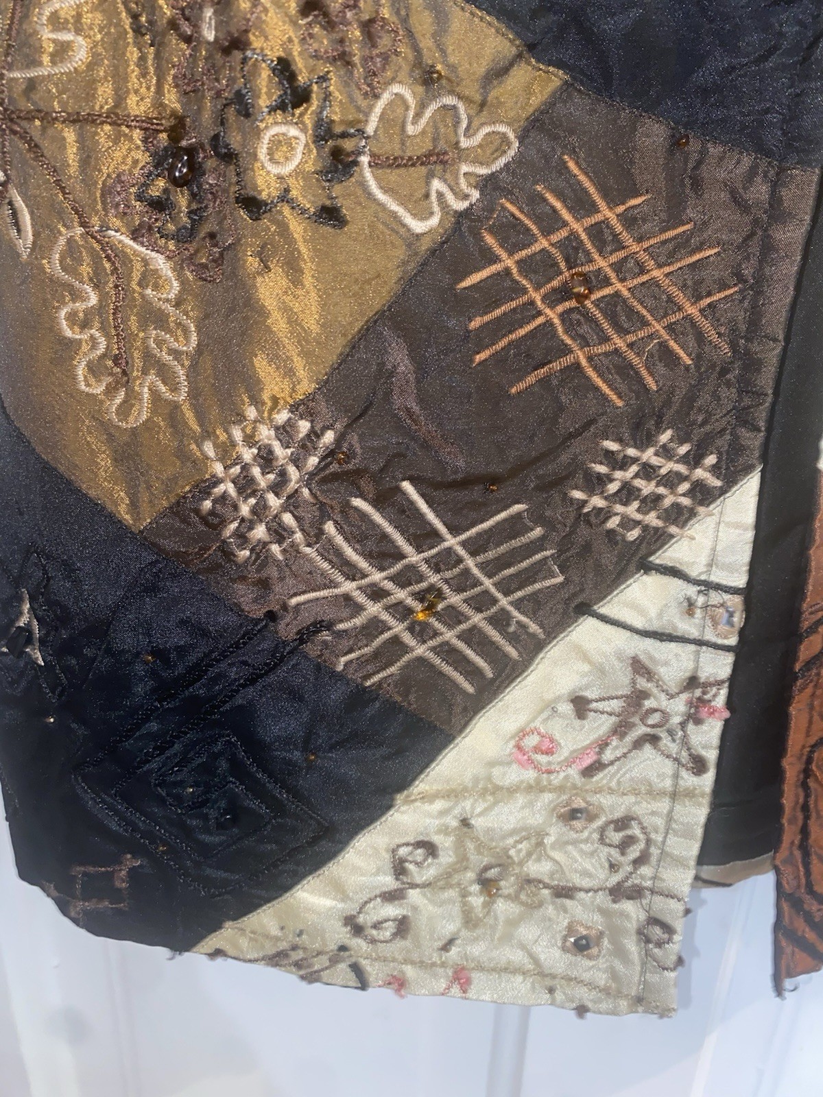 Laura Ashley Petite Small Patchwork Jacket Embell… - image 4