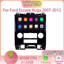 For Ford Escape Kuga 2007-2012 Radio Car Multimedia GPS Carplay Stereo Video BT