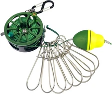 Fish Stringer, Foam Fishing Float, Lures, Baits, Ice Spearing #6m Green 