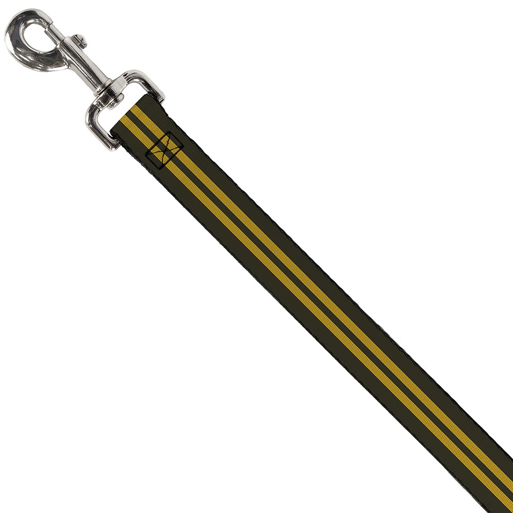 Dog Leash Stripe Black/Gold
