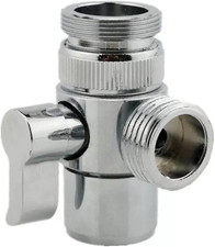 sink faucet diverter valve/adapter to bidet shower hose with aerator for bath...