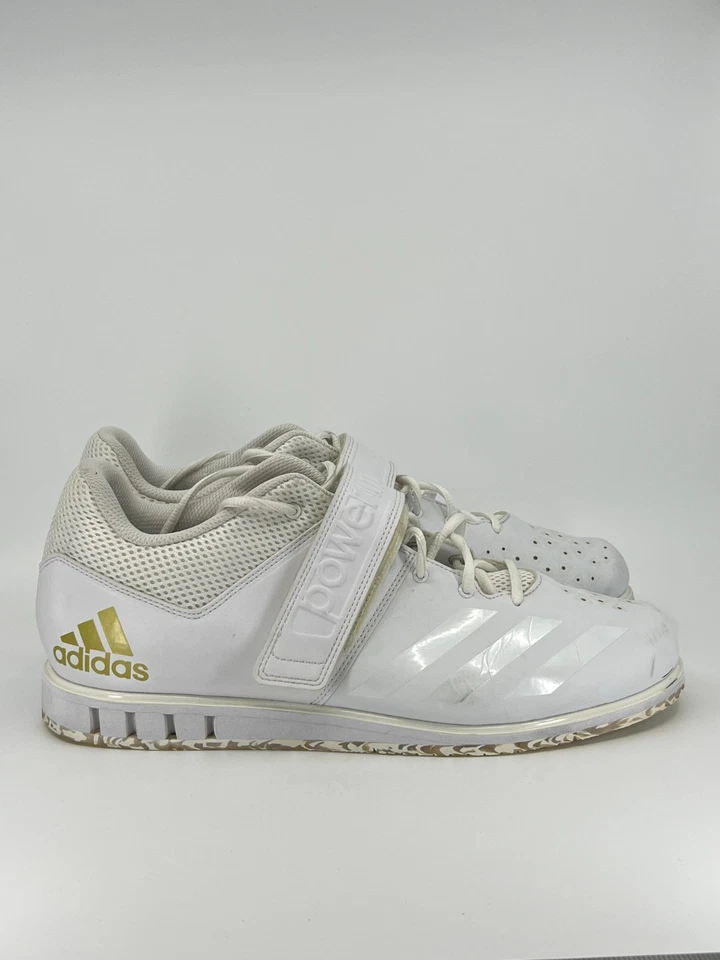 Adidas Powerlift 3.1 Zapatos de Levantamiento de Pesas Entrenamiento Cruzado Blanco AC7467 Hombres’s 12.5 Foto 4 de 4