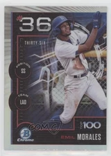 2025 Bowman Bowman Scouts Top 100 Chrome Emil Morales #BTP-36 4k8