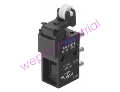 FESTO R/O-3-PK-3 10748 Roller Lever Valve New