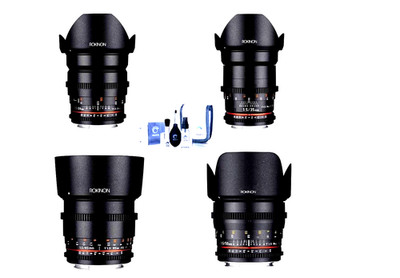 ROKINON CINE DS T1.5 Cinema Lens Kit - 50mm + 35mm 85mm + 24mm (Sony E-Mount)
