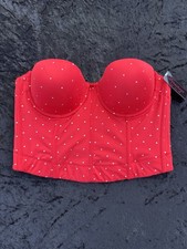 Dynashape Intima Strapless Bustier Corset Top 36B Underwired Boned