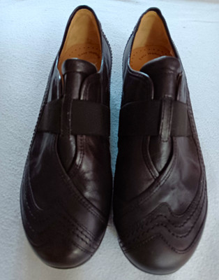 Gabor Sport Damen Slipper Slip-On Leder schwarz Comfort Weite G EU 39