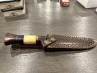 Custom Fixed Blade Knife Damascus Blade — photo 6