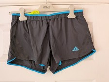 Adidas black blue Supernova Climacool running shorts 12 brand new