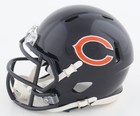 DAN HAMPTON AUTOGRAPHED CHICAGO BEARS SPEED MINI HELMET BECKETT COA "HOF 2002" — photo 3