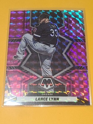 WHITE SOX LANCE LYNN 2022 PANINI MOSAIC PINK MOSAIC PRIZM #122