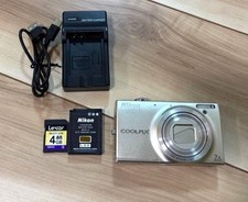 Nikon Coolpix S6100 Compact Digital Camera 16.0MP 7x Zoom Gold Used from Japan