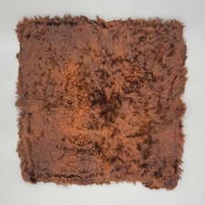 Luxus Kissenbezug 50x50 cm aus echtem Alpakafell – Hypoallergen & Natur pur – Du