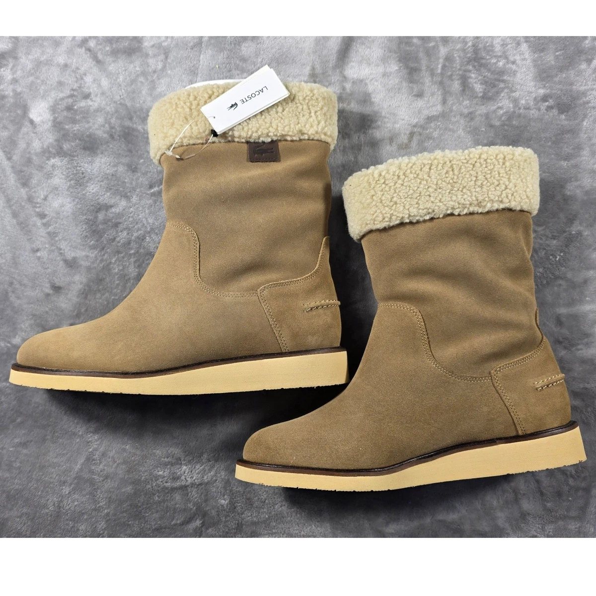 Lacoste Puffer Ankle Booties in Cream and Tan Lacoste UNISEX - Winter jacket - kelp/taupe - Zalando.co.uk main image 3