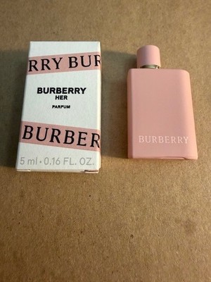 BURBERRY HER  PARFUM Mini Splash for Women 0.16 Oz / 5 ml Travel Size NIB Fr Sh