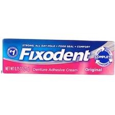 Fixodent, Denture Adhesive Cream, Original 0.75 Oz