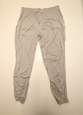 Vuori Performance Jogger Pants Womens M Heather Grey Drawstring