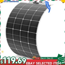 300W Flexible Solar Panel Mono 12V Portable Home Power Camping RV Battery Charge