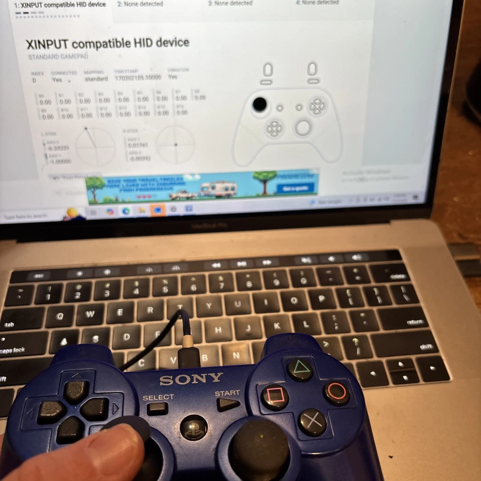 Controlador Original Sony Playstation 3 CECHZC2U PS3 Sixaxis DualShock 3 Probado Foto 3 de 4