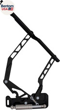 Stealth Black Billet Hood Hinges Compatible With Chevelle And El Camino 1968-197