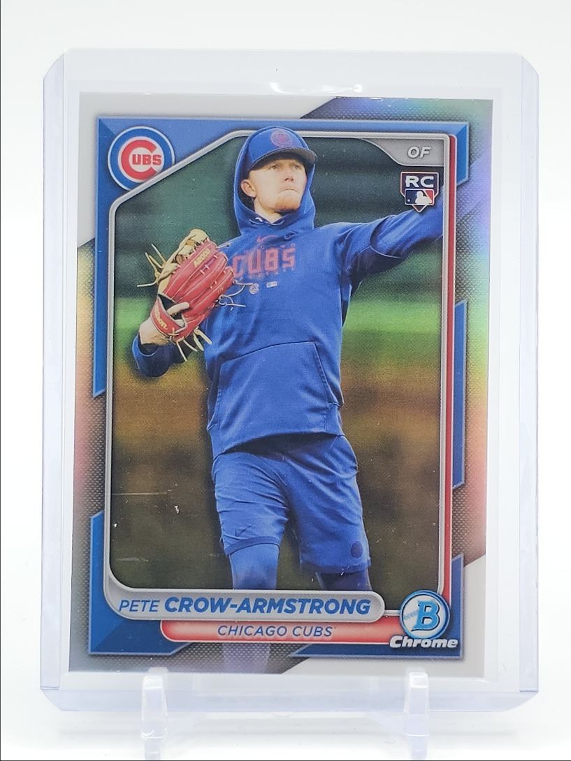 PETE CROW-ARMSTRONG 2024 BOWMAN CHROME ROOKIE IMAGE VARIATION SP RC Q6438