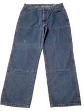 Dickies Double Knee Jean Mens 34x30 Relaxed Blue Work Utility FAST SHIPPING