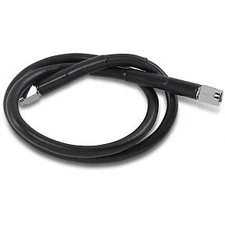 DRAG SPECIALTIES 1741-2716 Black 28" Vinyl Coated Stainless Steel Brake Line