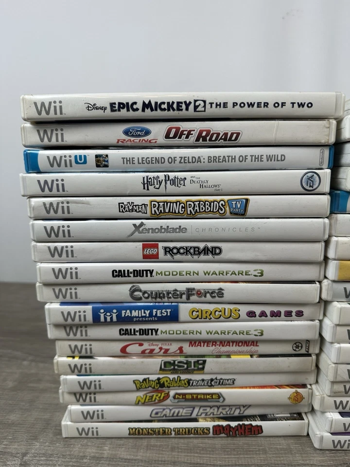 Lote de 50 fundas para videojuegos Wii VACÍAS SIN JUEGOS Zelda Mario Foto 4 de 4