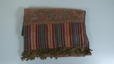 Paisley Pashmina Scarf Womens One Size Multicolor Shawl Wrap Fringe Boho