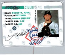 2004 Donruss Studio #SS-28 Josh Beckett Stars