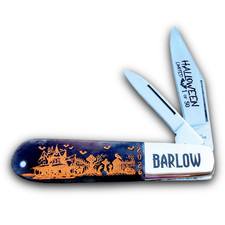BEAR & SON CUTLERY USA HALLOWEEN 2026 BLACK BONE BARLOW KNIFE 1 OF 50 MADE