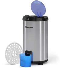 Umelome 4kg Spin Dryer Gravity Drain dryer, Silvery, Power Saving Spinner, A+++