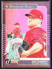 2021 Donruss #22 Jack Flaherty Holo Pink